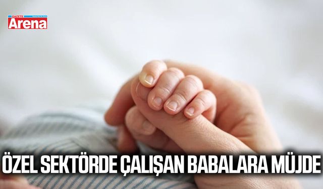 Özel sektörde çalışan babalara müjde