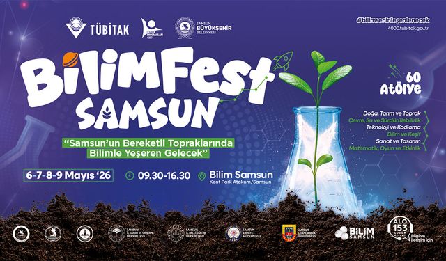 Samsun'da Bilimfest 2026 heyecanı başlıyor