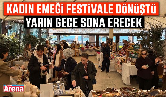 Samsun'da kadın emeği festivale dönüştü