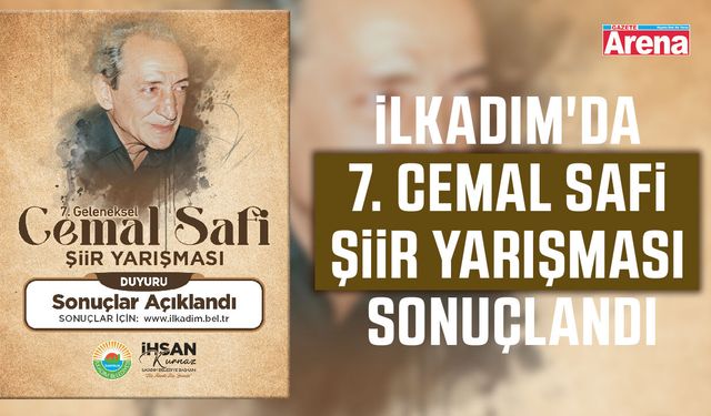 İlkadım'da 7. Cemal Safi Şiir Yarışması sonuçlandı