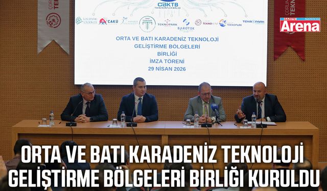Orta ve Batı Karadeniz Teknoloji Geliştirme Bölgeleri Birliği kuruldu