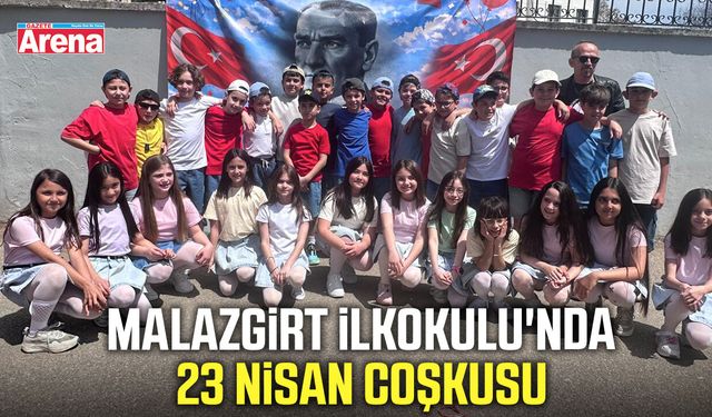 Malazgirt İlkokulu'nda 23 Nisan coşkusu