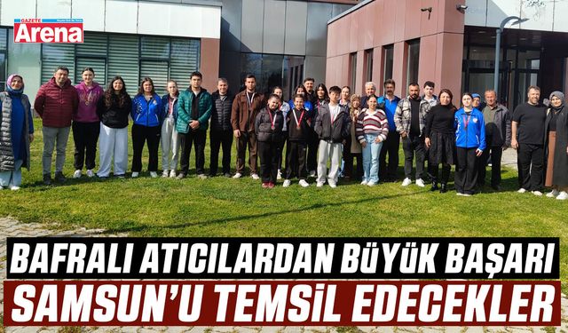 Bafralı atıcılardan büyük başarı