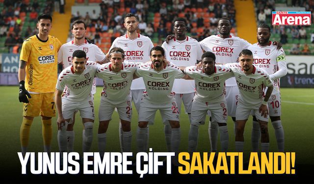 Samsunspor'da Yunus Emre Çift sakatlandı!
