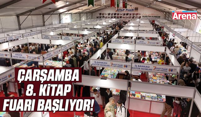 Çarşamba 8. Kitap Fuarı başlıyor!