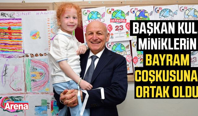 Başkan Kul çocukların bayram sevincine ortak oldu