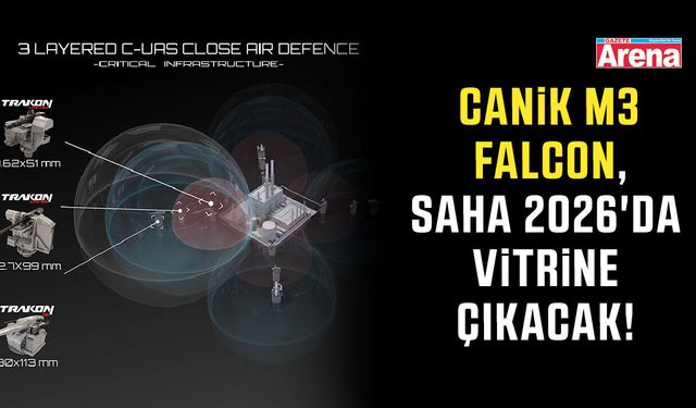 CANiK M3 FALCON, SAHA 2026'da vitrine çıkacak!
