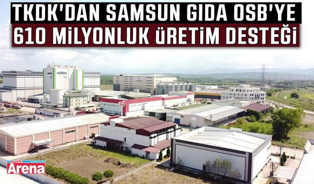 TKDK'dan Samsun Gıda OSB'ye destek