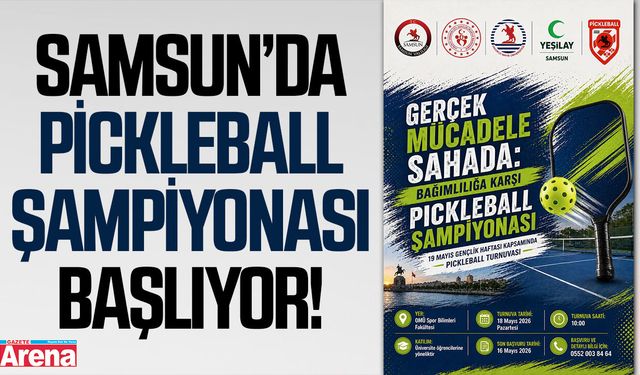 Samsun’da Pickleball şampiyonası başlıyor!