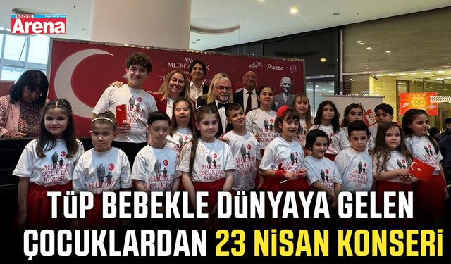 Samsun'da çocuklardan 23 Nisan konseri