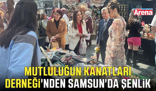 Mutluluğun Kanatları Derneği'nden Samsun'da şenlik