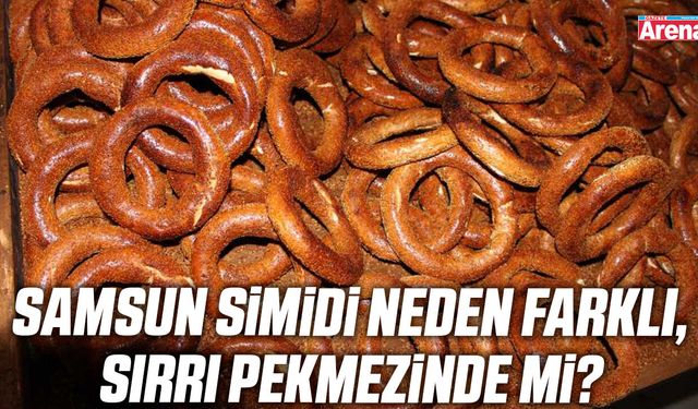 Samsun simidi Neden Farklı? Sırrı pekmezinde mi?
