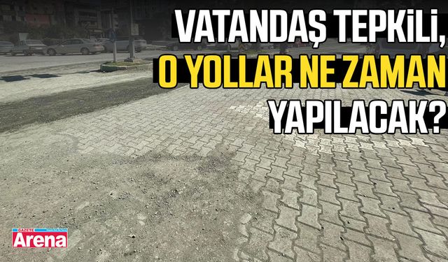 Samsun’da o yola vatandaş tepkisi!