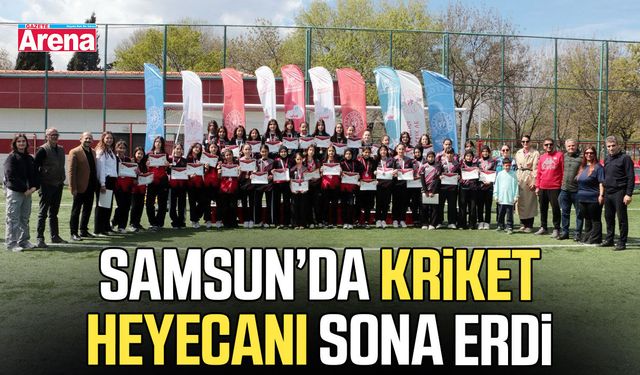 Samsun’da Kriket heyecanı sona erdi