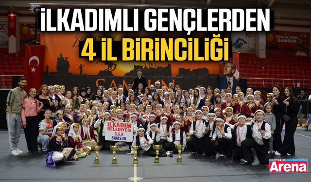 İlkadımlı gençlerden 4 il birinciliği