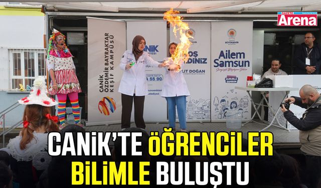Canik’te öğrenciler bilimle buluştu