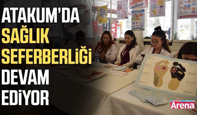 Atakum’da sağlık seferberliği devam ediyor