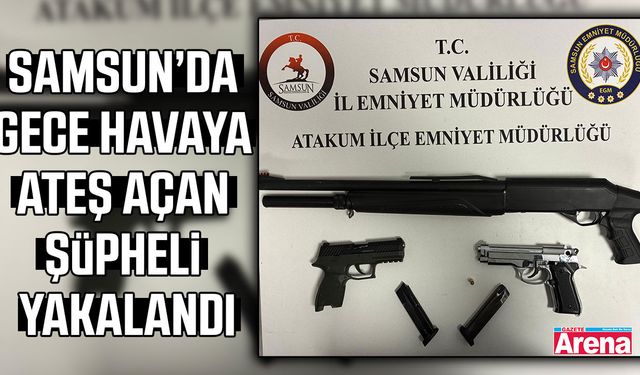 Samsun'da gece silah sesleri!