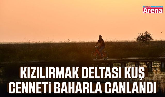 Kızılırmak Deltası Kuş Cenneti baharla canlandı