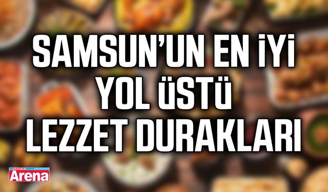 Samsun’un en iyi yol üstü lezzet durakları