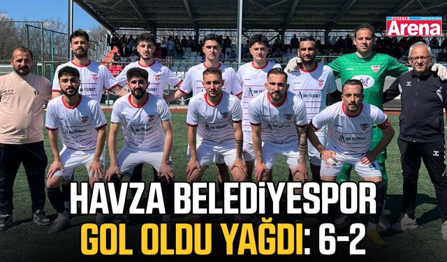 Havza Belediyespor’dan 6 – 2’lik zafer