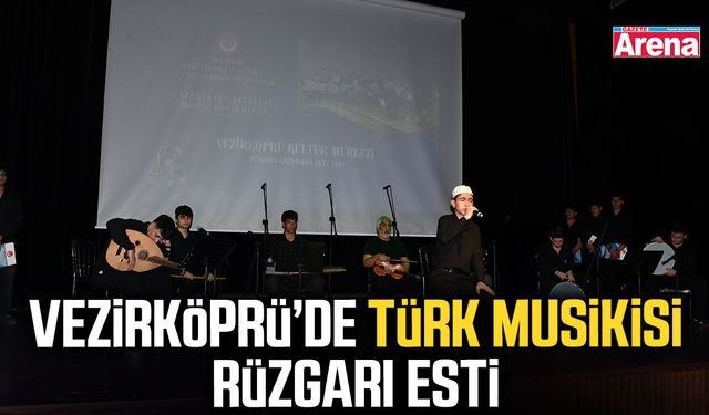 Vezirköprü’de Türk musikisi rüzgarı esti