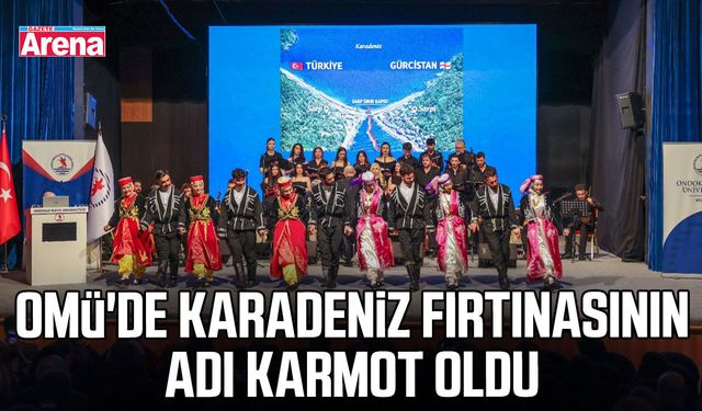 OMÜ'de Karadeniz fırtınasının adı KARMOT oldu