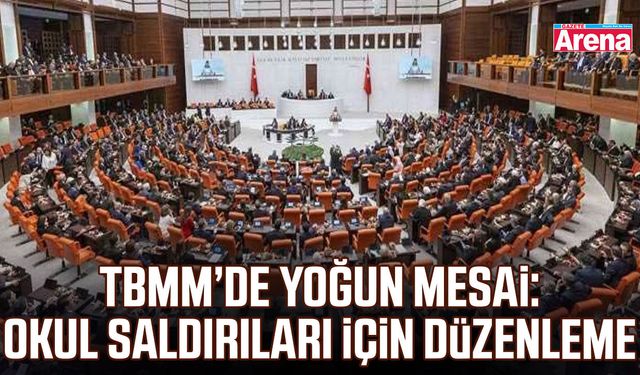 TBMM’de yoğun mesai: Okul saldırıları için düzenleme