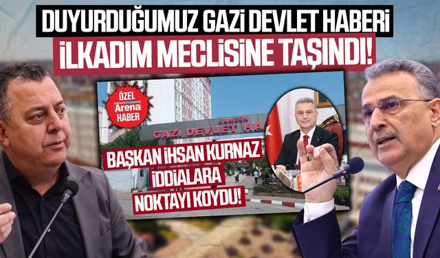 Gazete Arena'nın Gazi Devlet haberi meclise taşındı!