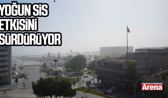 Samsun'da yoğun sis etkisini sürdürüyor