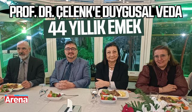 OMÜ'den Peruze Çelenk'e anlamlı veda