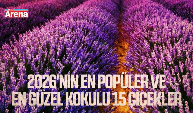 2026'nın en popüler ve en güzel kokulu 15 çiçekler