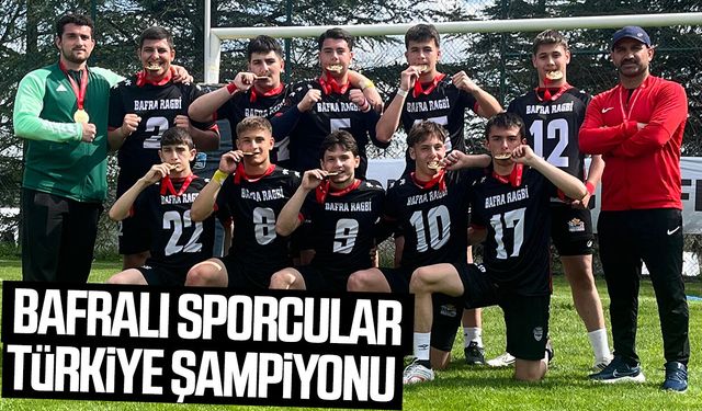 Bafralı sporcular Türkiye şampiyonu oldu