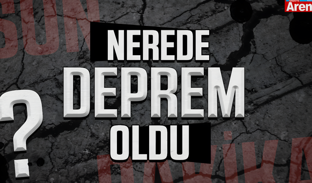 Malatya Yeşilyurt'ta korkutan deprem!