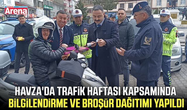 Havza'da sürücüler bilgilendirildi