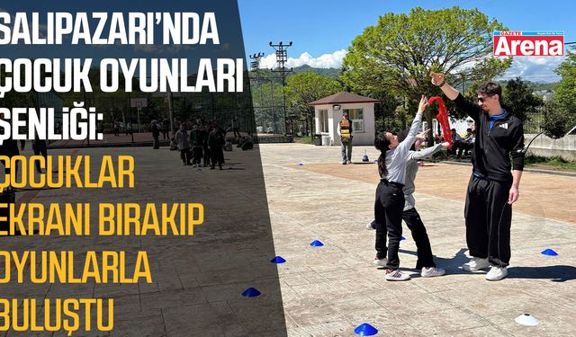 Salıpazarı’nda Geleneksel Çocuk Oyunları Şenliği