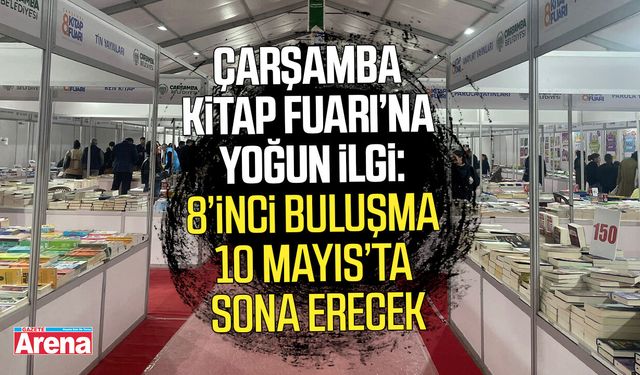 Çarşamba Kitap Fuarı’na yoğun ilgi