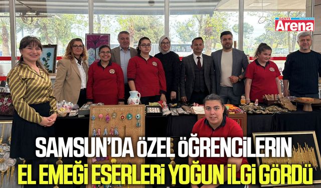 Samsun'da Engelliler Haftası'nda anlamlı sergi