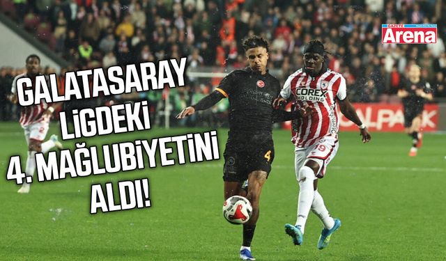 Galatasaray ligdeki 4. mağlubiyetini aldı!