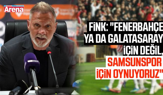 Fink: "Küçük de olsa Avrupa şansı var"