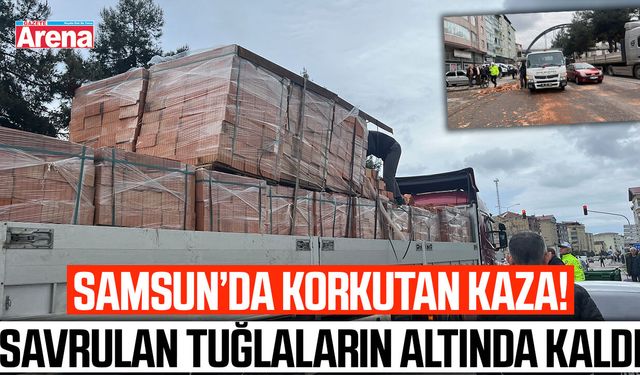 Samsun'da korku dolu anlar!