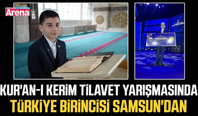 Samsunlu öğrenci Emir Kayra Eke Türkiye birincisi oldu