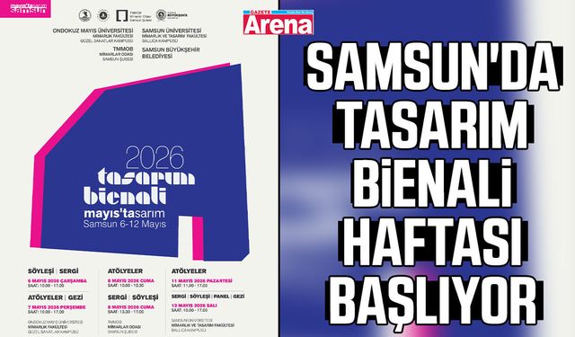 Samsun'da tasarım haftası başlıyor