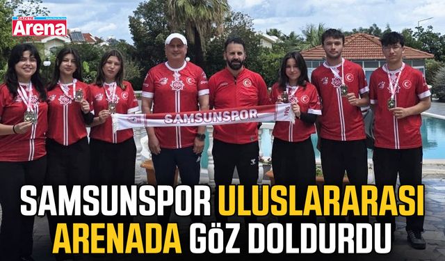 Samsunspor uluslararası arenada göz doldurdu