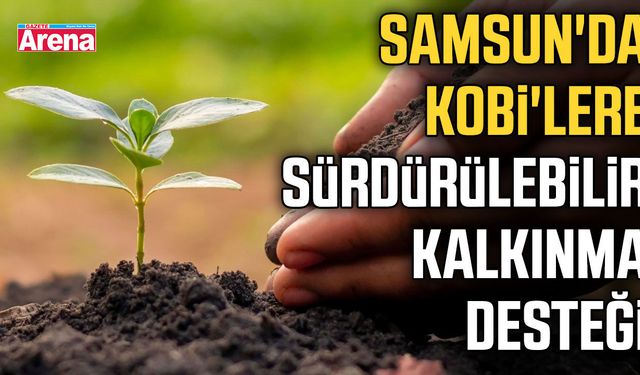 Samsun'da KOBİ'lere sürdürülebilir kalkınma desteği