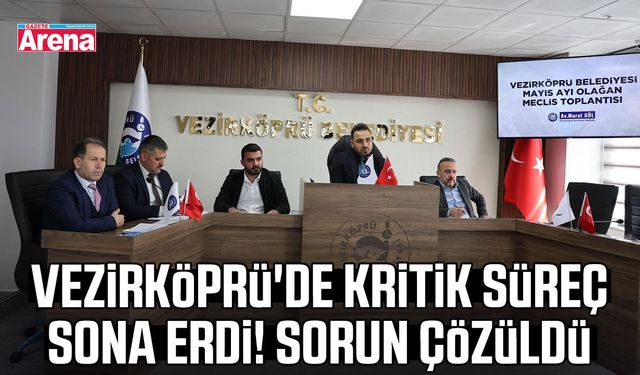 Vezirköprü'de kritik süreç sona erdi! Sorun çözüldü