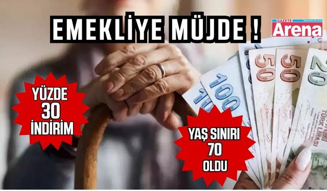 Emekliye sigortada indirim ve yaş müjdesi