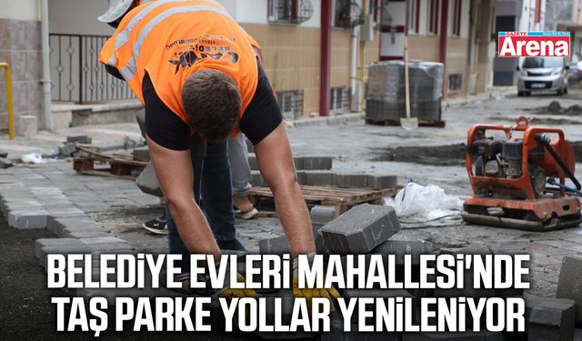 Canik Belediye Evleri Mahallesi'nde yol seferberliği