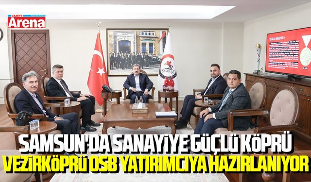 Samsun'da Vezirköprü Karma OSB yatırımcıya hazırlanıyor