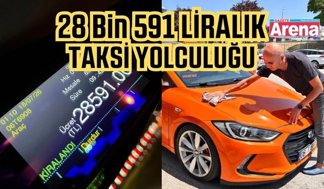 Taksimetreyi gören şaşkına döndü